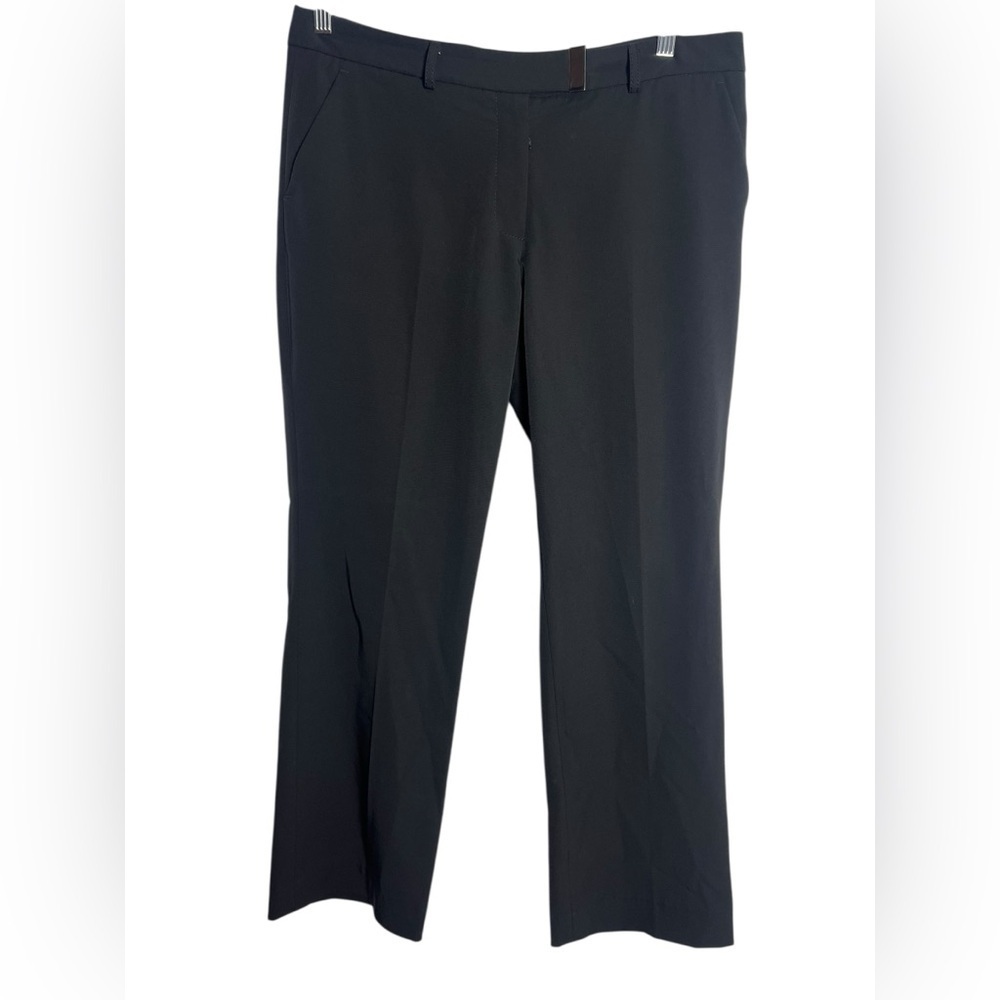 Chic Black Straight Leg Women's Pants - Picture 2 of 5